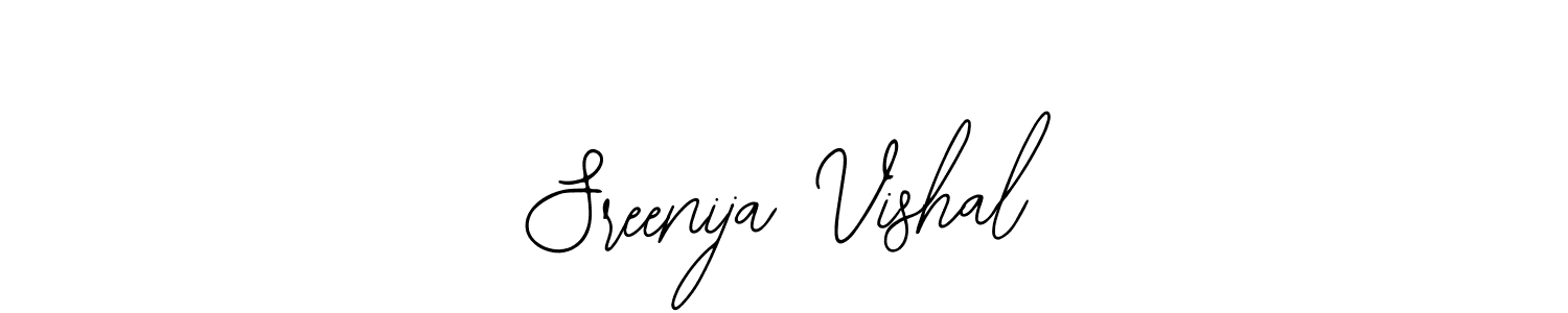 Sreenija Vishal stylish signature style. Best Handwritten Sign (Bearetta-2O07w) for my name. Handwritten Signature Collection Ideas for my name Sreenija Vishal. Sreenija Vishal signature style 12 images and pictures png