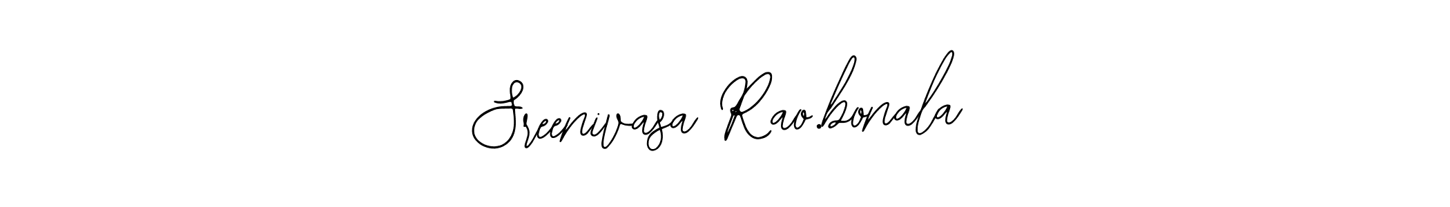 Also we have Sreenivasa Rao.bonala name is the best signature style. Create professional handwritten signature collection using Bearetta-2O07w autograph style. Sreenivasa Rao.bonala signature style 12 images and pictures png