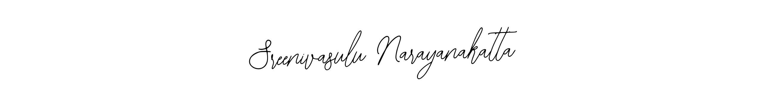 if you are searching for the best signature style for your name Sreenivasulu Narayanakatta. so please give up your signature search. here we have designed multiple signature styles  using Bearetta-2O07w. Sreenivasulu Narayanakatta signature style 12 images and pictures png