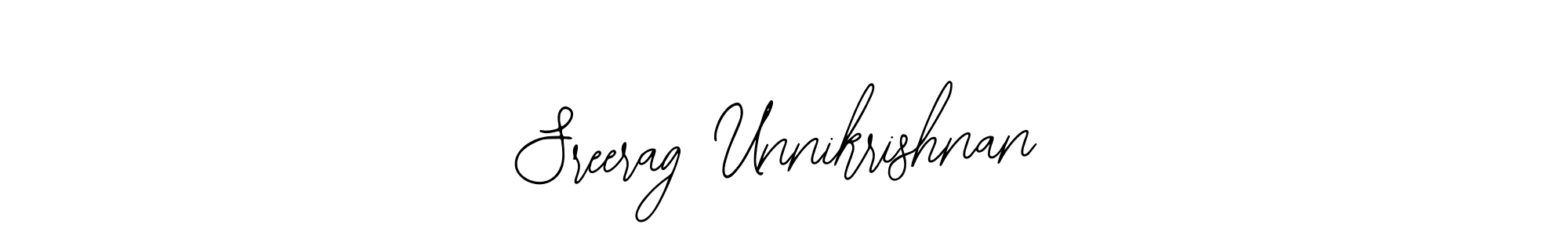 It looks lik you need a new signature style for name Sreerag Unnikrishnan. Design unique handwritten (Bearetta-2O07w) signature with our free signature maker in just a few clicks. Sreerag Unnikrishnan signature style 12 images and pictures png