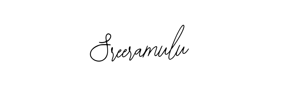 How to make Sreeramulu signature? Bearetta-2O07w is a professional autograph style. Create handwritten signature for Sreeramulu name. Sreeramulu signature style 12 images and pictures png