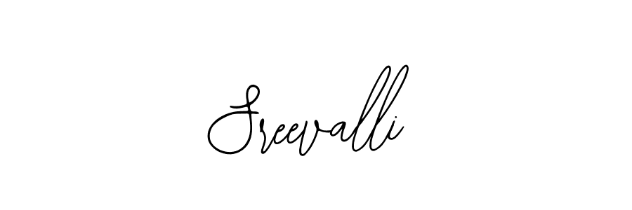 Use a signature maker to create a handwritten signature online. With this signature software, you can design (Bearetta-2O07w) your own signature for name Sreevalli. Sreevalli signature style 12 images and pictures png