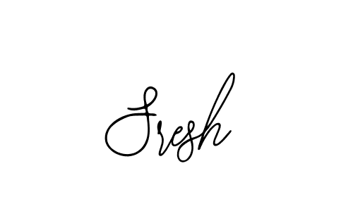 How to make Sresh signature? Bearetta-2O07w is a professional autograph style. Create handwritten signature for Sresh name. Sresh signature style 12 images and pictures png