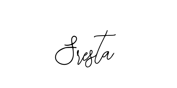 Create a beautiful signature design for name Sresta. With this signature (Bearetta-2O07w) fonts, you can make a handwritten signature for free. Sresta signature style 12 images and pictures png