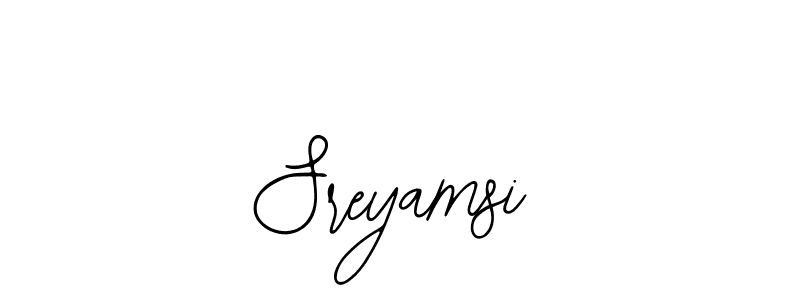 Make a beautiful signature design for name Sreyamsi. Use this online signature maker to create a handwritten signature for free. Sreyamsi signature style 12 images and pictures png