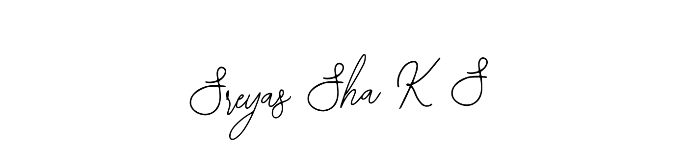 Sreyas Sha K S stylish signature style. Best Handwritten Sign (Bearetta-2O07w) for my name. Handwritten Signature Collection Ideas for my name Sreyas Sha K S. Sreyas Sha K S signature style 12 images and pictures png