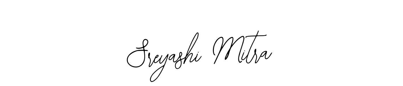 You should practise on your own different ways (Bearetta-2O07w) to write your name (Sreyashi Mitra) in signature. don't let someone else do it for you. Sreyashi Mitra signature style 12 images and pictures png
