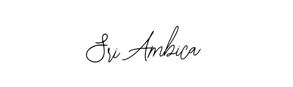 It looks lik you need a new signature style for name Sri Ambica. Design unique handwritten (Bearetta-2O07w) signature with our free signature maker in just a few clicks. Sri Ambica signature style 12 images and pictures png