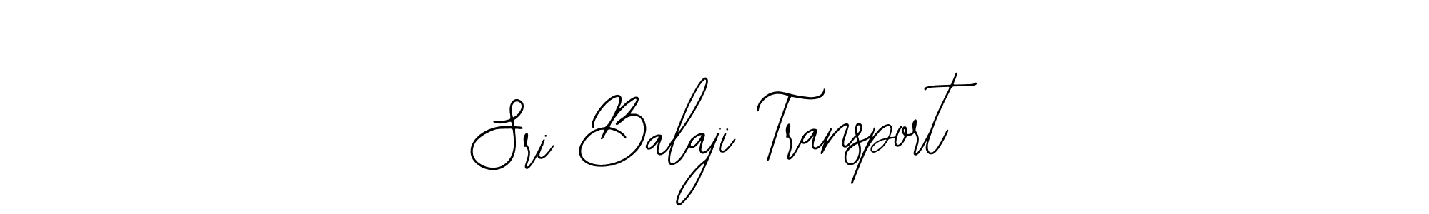 The best way (Bearetta-2O07w) to make a short signature is to pick only two or three words in your name. The name Sri Balaji Transport include a total of six letters. For converting this name. Sri Balaji Transport signature style 12 images and pictures png