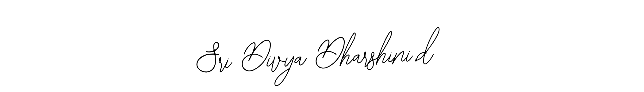 Use a signature maker to create a handwritten signature online. With this signature software, you can design (Bearetta-2O07w) your own signature for name Sri Divya Dharshini.d. Sri Divya Dharshini.d signature style 12 images and pictures png