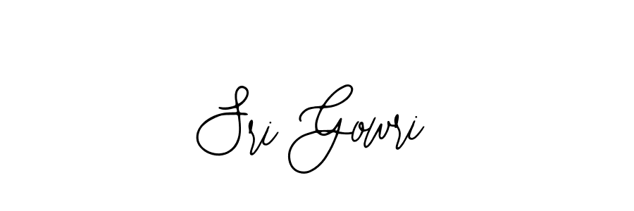 Design your own signature with our free online signature maker. With this signature software, you can create a handwritten (Bearetta-2O07w) signature for name Sri Gowri. Sri Gowri signature style 12 images and pictures png