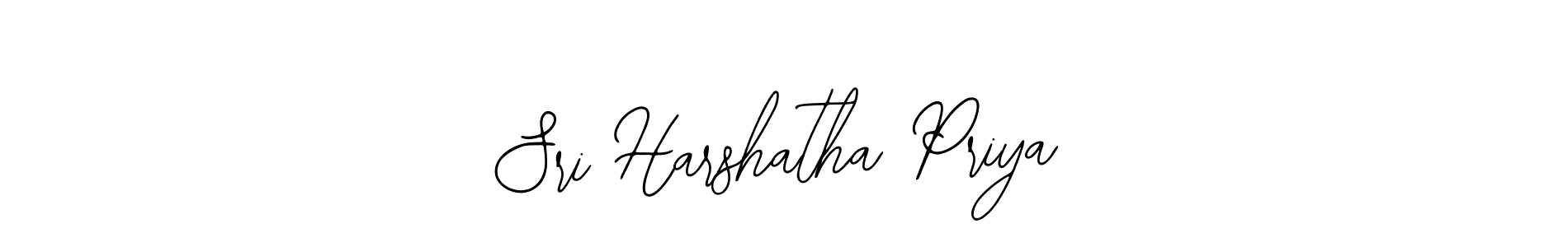 It looks lik you need a new signature style for name Sri Harshatha Priya. Design unique handwritten (Bearetta-2O07w) signature with our free signature maker in just a few clicks. Sri Harshatha Priya signature style 12 images and pictures png