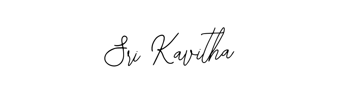 How to make Sri Kavitha name signature. Use Bearetta-2O07w style for creating short signs online. This is the latest handwritten sign. Sri Kavitha signature style 12 images and pictures png