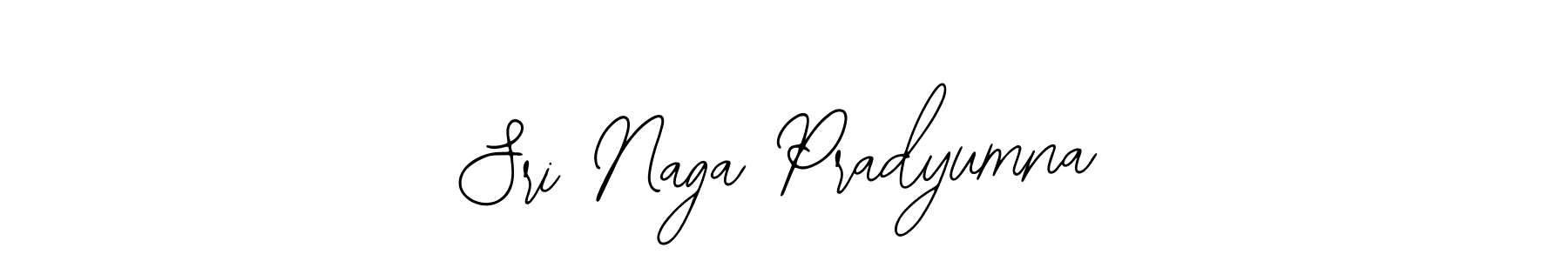 How to make Sri Naga Pradyumna name signature. Use Bearetta-2O07w style for creating short signs online. This is the latest handwritten sign. Sri Naga Pradyumna signature style 12 images and pictures png