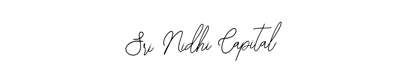 Design your own signature with our free online signature maker. With this signature software, you can create a handwritten (Bearetta-2O07w) signature for name Sri Nidhi Capital. Sri Nidhi Capital signature style 12 images and pictures png