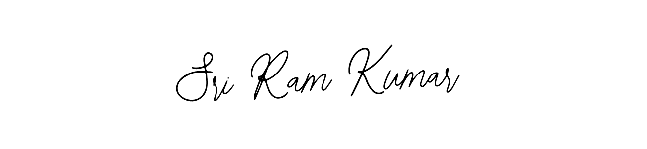 How to make Sri Ram Kumar name signature. Use Bearetta-2O07w style for creating short signs online. This is the latest handwritten sign. Sri Ram Kumar signature style 12 images and pictures png