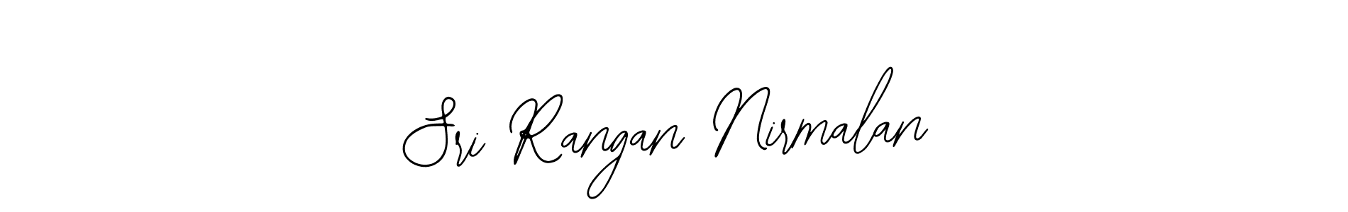 Use a signature maker to create a handwritten signature online. With this signature software, you can design (Bearetta-2O07w) your own signature for name Sri Rangan Nirmalan. Sri Rangan Nirmalan signature style 12 images and pictures png