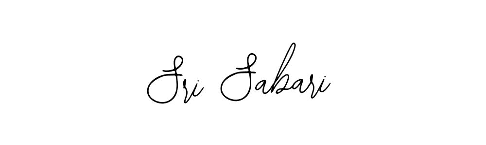 Use a signature maker to create a handwritten signature online. With this signature software, you can design (Bearetta-2O07w) your own signature for name Sri Sabari. Sri Sabari signature style 12 images and pictures png