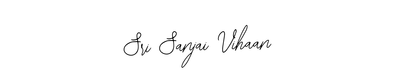 Create a beautiful signature design for name Sri Sanjai Vihaan. With this signature (Bearetta-2O07w) fonts, you can make a handwritten signature for free. Sri Sanjai Vihaan signature style 12 images and pictures png