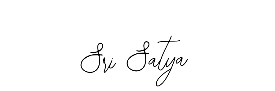 Use a signature maker to create a handwritten signature online. With this signature software, you can design (Bearetta-2O07w) your own signature for name Sri Satya. Sri Satya signature style 12 images and pictures png