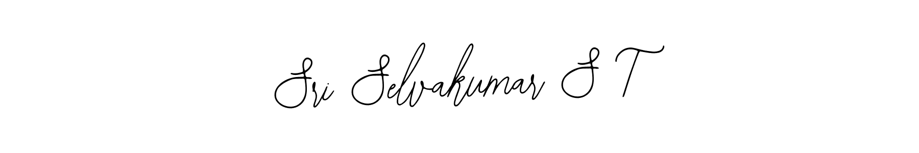 Use a signature maker to create a handwritten signature online. With this signature software, you can design (Bearetta-2O07w) your own signature for name Sri Selvakumar S T. Sri Selvakumar S T signature style 12 images and pictures png