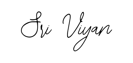 An effortless, minimalist signature concept for Sri Viyan using Bearetta-2O07w design. Clean lines that look great on any document. Sri Viyan signature style 12 images and pictures png
