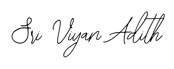 Discover the perfect balance of readability and style for Sri Viyan Adith with Bearetta-2O07w font. Create your dream signature today. Sri Viyan Adith signature style 12 images and pictures png