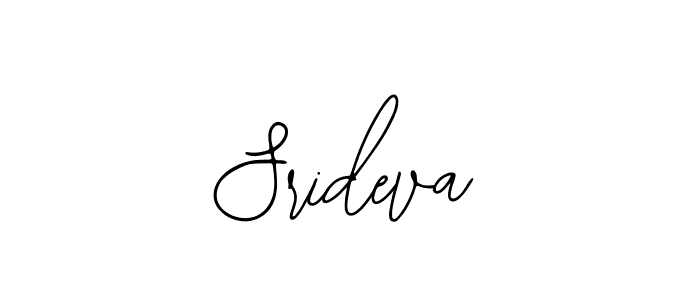 Use a signature maker to create a handwritten signature online. With this signature software, you can design (Bearetta-2O07w) your own signature for name Srideva. Srideva signature style 12 images and pictures png