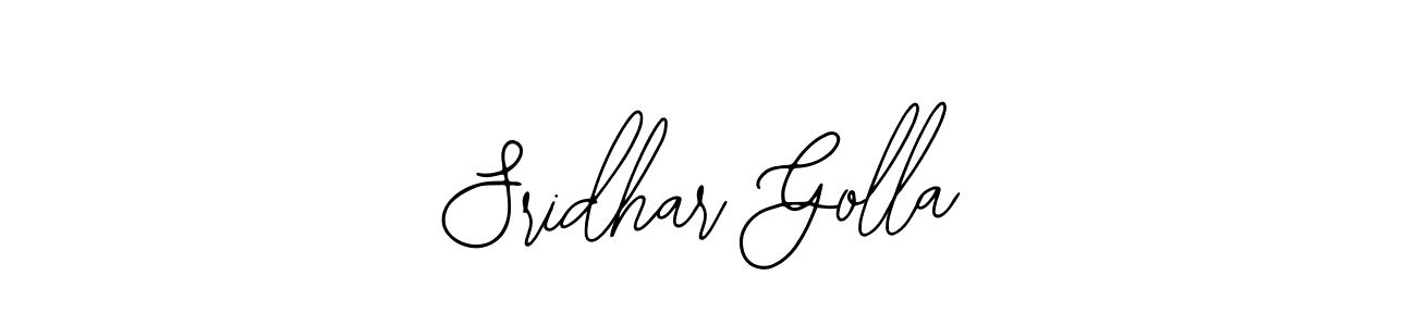Design your own signature with our free online signature maker. With this signature software, you can create a handwritten (Bearetta-2O07w) signature for name Sridhar Golla. Sridhar Golla signature style 12 images and pictures png