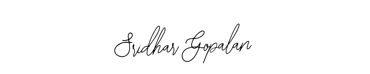 Sridhar Gopalan stylish signature style. Best Handwritten Sign (Bearetta-2O07w) for my name. Handwritten Signature Collection Ideas for my name Sridhar Gopalan. Sridhar Gopalan signature style 12 images and pictures png