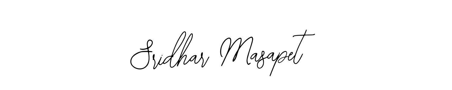 How to make Sridhar Masapet signature? Bearetta-2O07w is a professional autograph style. Create handwritten signature for Sridhar Masapet name. Sridhar Masapet signature style 12 images and pictures png