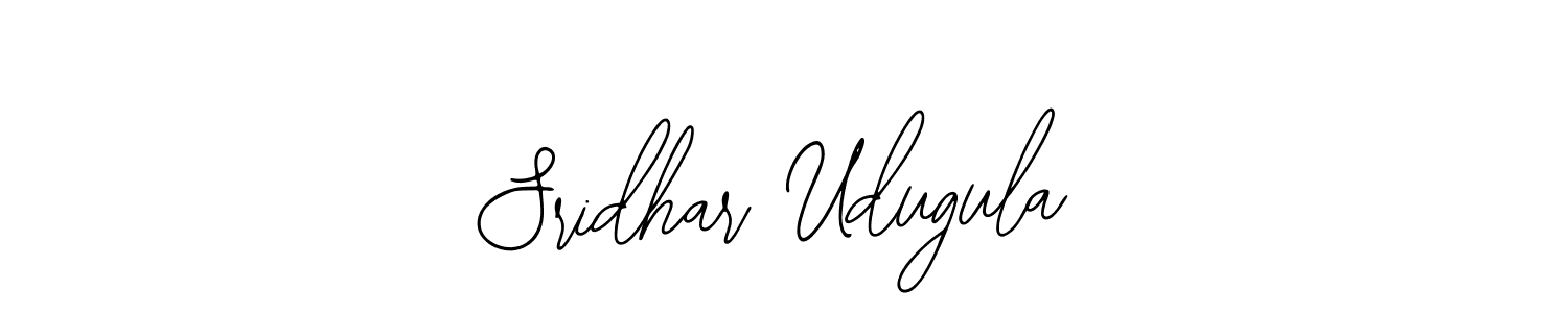 Design your own signature with our free online signature maker. With this signature software, you can create a handwritten (Bearetta-2O07w) signature for name Sridhar Udugula. Sridhar Udugula signature style 12 images and pictures png