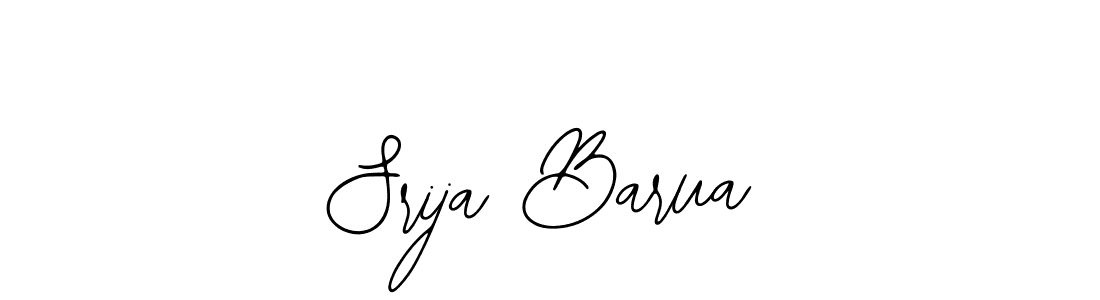 Use a signature maker to create a handwritten signature online. With this signature software, you can design (Bearetta-2O07w) your own signature for name Srija Barua. Srija Barua signature style 12 images and pictures png