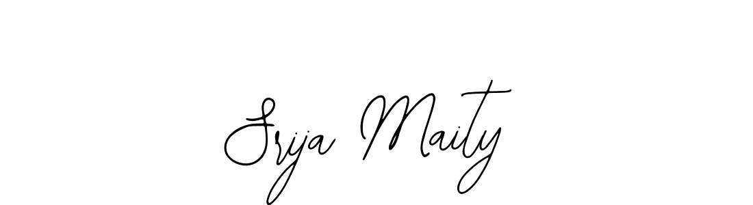 The best way (Bearetta-2O07w) to make a short signature is to pick only two or three words in your name. The name Srija Maity include a total of six letters. For converting this name. Srija Maity signature style 12 images and pictures png