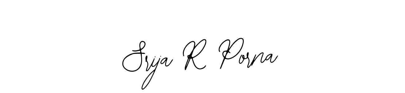 It looks lik you need a new signature style for name Srija R Porna. Design unique handwritten (Bearetta-2O07w) signature with our free signature maker in just a few clicks. Srija R Porna signature style 12 images and pictures png