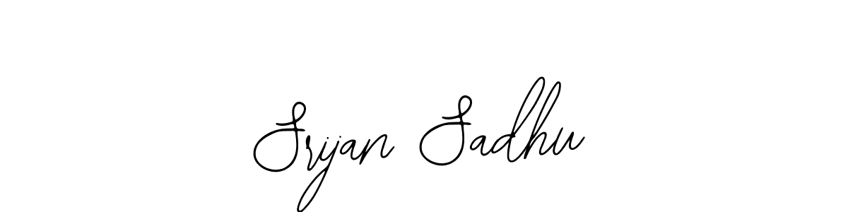 You should practise on your own different ways (Bearetta-2O07w) to write your name (Srijan Sadhu) in signature. don't let someone else do it for you. Srijan Sadhu signature style 12 images and pictures png