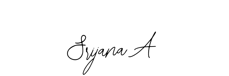 Srijana A stylish signature style. Best Handwritten Sign (Bearetta-2O07w) for my name. Handwritten Signature Collection Ideas for my name Srijana A. Srijana A signature style 12 images and pictures png