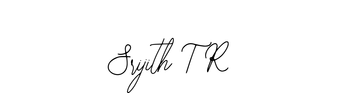 How to make Srijith T R signature? Bearetta-2O07w is a professional autograph style. Create handwritten signature for Srijith T R name. Srijith T R signature style 12 images and pictures png