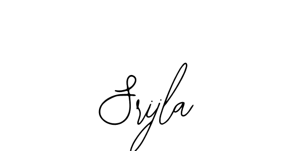 Bearetta-2O07w is a professional signature style that is perfect for those who want to add a touch of class to their signature. It is also a great choice for those who want to make their signature more unique. Get Srijla name to fancy signature for free. Srijla signature style 12 images and pictures png