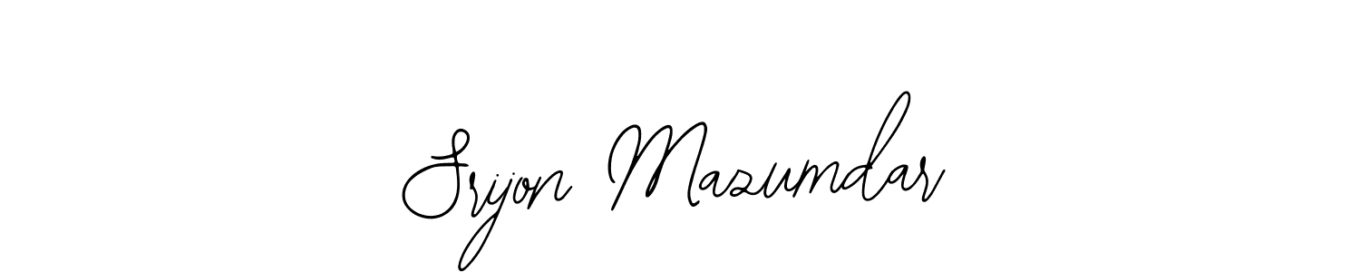 Srijon Mazumdar stylish signature style. Best Handwritten Sign (Bearetta-2O07w) for my name. Handwritten Signature Collection Ideas for my name Srijon Mazumdar. Srijon Mazumdar signature style 12 images and pictures png