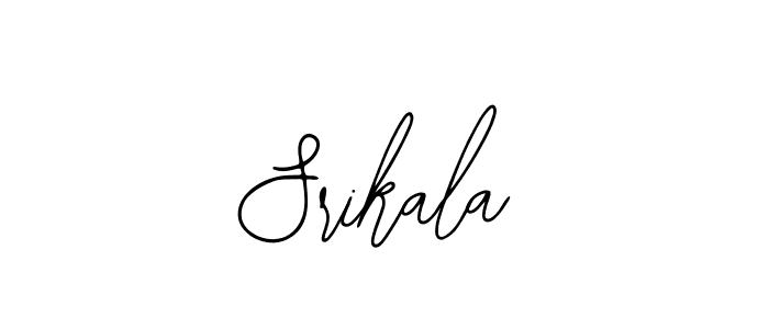 Design your own signature with our free online signature maker. With this signature software, you can create a handwritten (Bearetta-2O07w) signature for name Srikala. Srikala signature style 12 images and pictures png