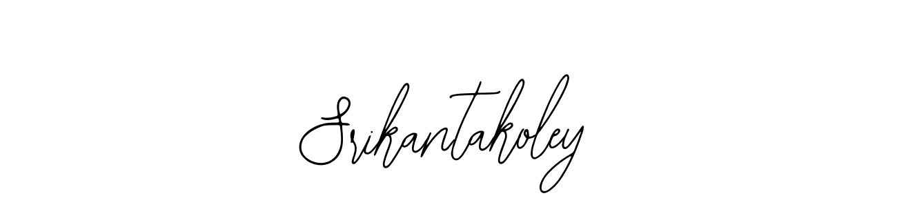 Make a short Srikantakoley signature style. Manage your documents anywhere anytime using Bearetta-2O07w. Create and add eSignatures, submit forms, share and send files easily. Srikantakoley signature style 12 images and pictures png