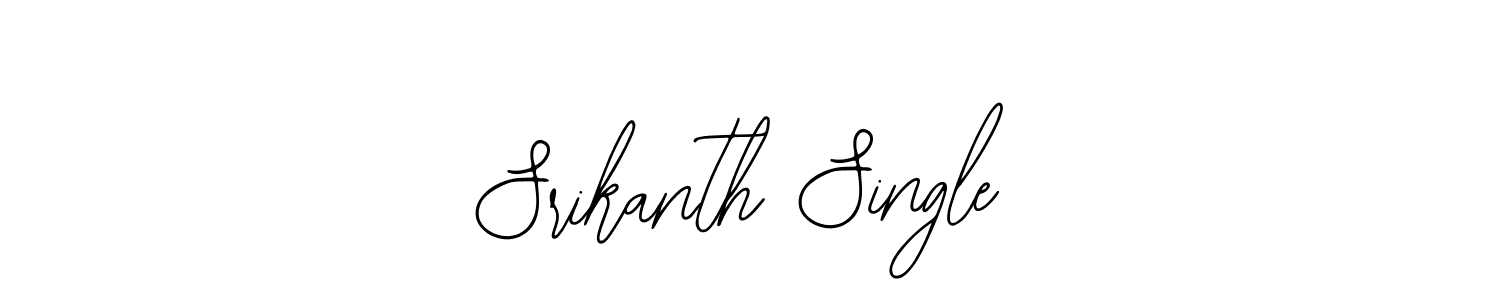 Use a signature maker to create a handwritten signature online. With this signature software, you can design (Bearetta-2O07w) your own signature for name Srikanth Single. Srikanth Single signature style 12 images and pictures png