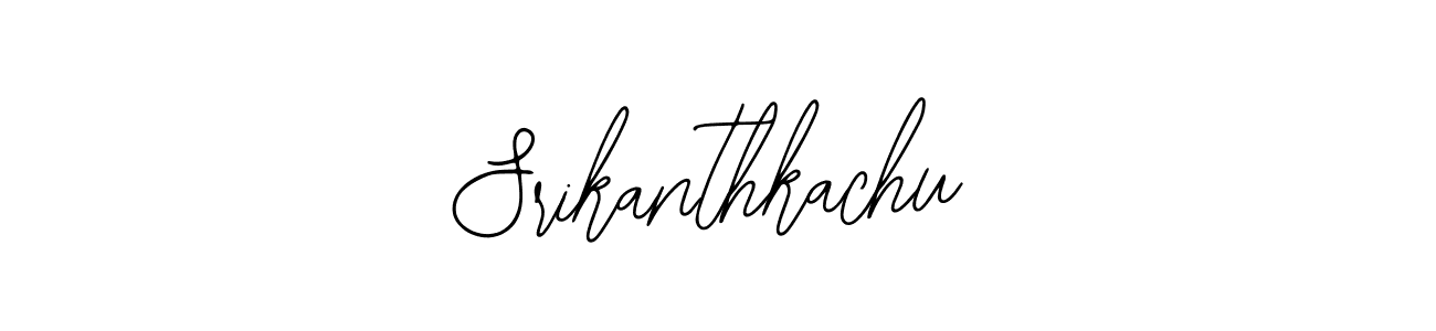 Create a beautiful signature design for name Srikanthkachu. With this signature (Bearetta-2O07w) fonts, you can make a handwritten signature for free. Srikanthkachu signature style 12 images and pictures png