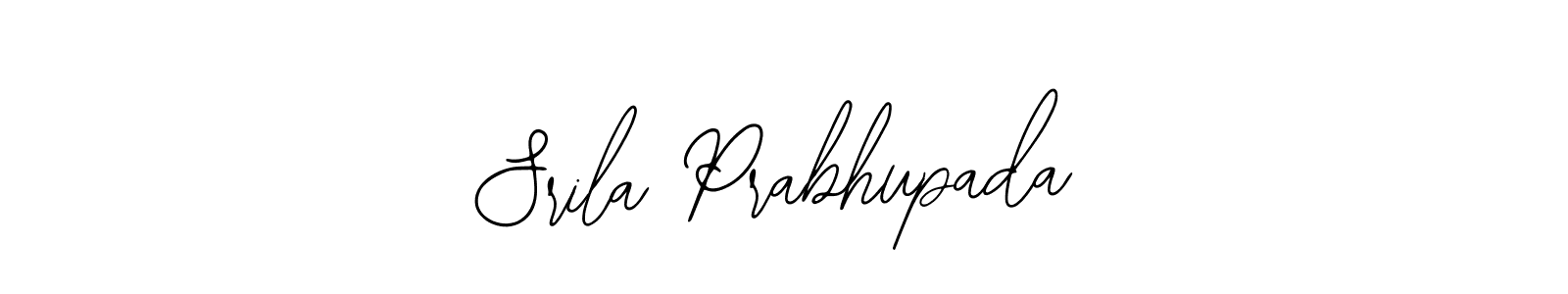 Design your own signature with our free online signature maker. With this signature software, you can create a handwritten (Bearetta-2O07w) signature for name Srila Prabhupada. Srila Prabhupada signature style 12 images and pictures png