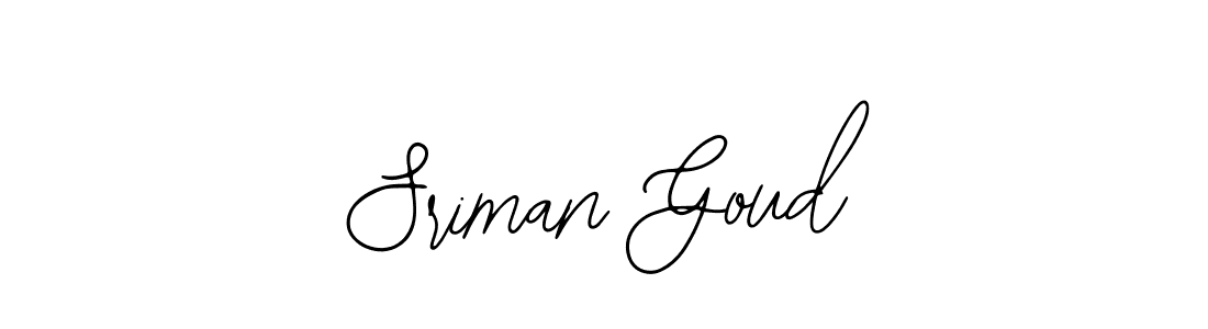 Similarly Bearetta-2O07w is the best handwritten signature design. Signature creator online .You can use it as an online autograph creator for name Sriman Goud. Sriman Goud signature style 12 images and pictures png