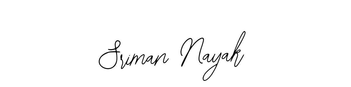 Also we have Sriman Nayak name is the best signature style. Create professional handwritten signature collection using Bearetta-2O07w autograph style. Sriman Nayak signature style 12 images and pictures png