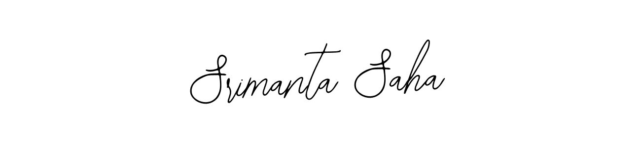 You should practise on your own different ways (Bearetta-2O07w) to write your name (Srimanta Saha) in signature. don't let someone else do it for you. Srimanta Saha signature style 12 images and pictures png