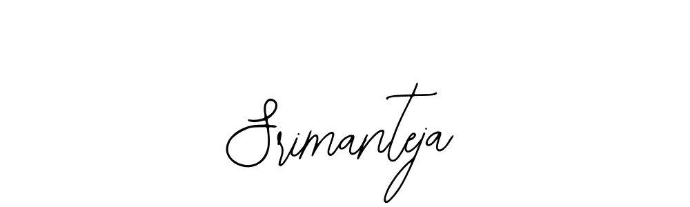 Make a beautiful signature design for name Srimanteja. Use this online signature maker to create a handwritten signature for free. Srimanteja signature style 12 images and pictures png