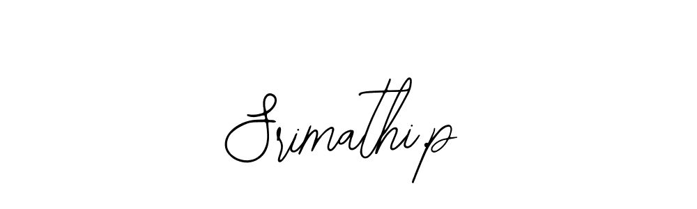 You should practise on your own different ways (Bearetta-2O07w) to write your name (Srimathi.p) in signature. don't let someone else do it for you. Srimathi.p signature style 12 images and pictures png